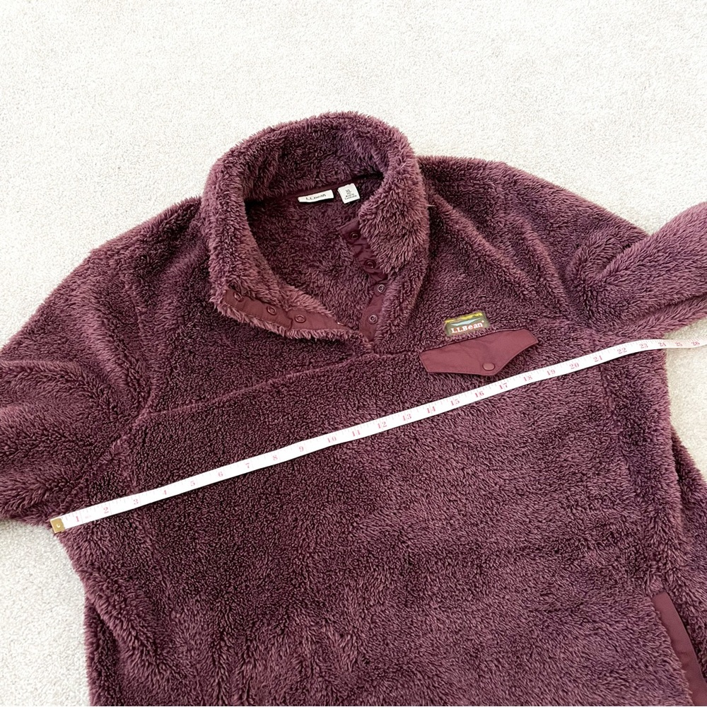 L.L. Bean Hi-Pile Fleece Pullover XL - Picture 6 of 6